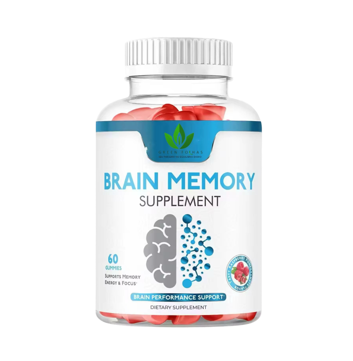 Brain Memory gominolas Green Folhas memoria concentración y enfoque