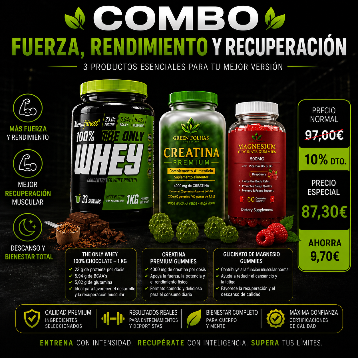 Combo Transformación Fitness
