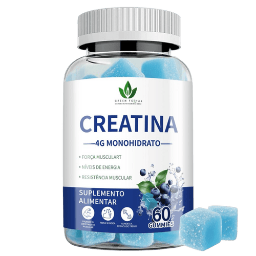 Creatina Monohidratada Green Folhas creatina monohidratada fuerza y rendimiento