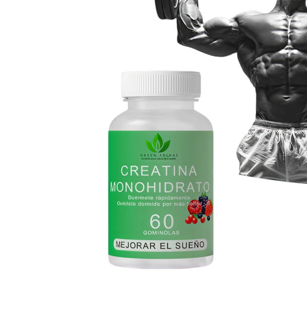 Beneficios de Creatina Monohidrato gominolas Green Folhas