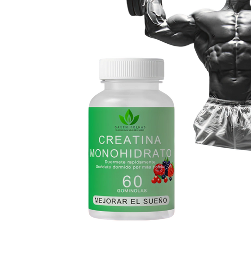 Beneficios de Creatina Monohidrato gominolas Green Folhas