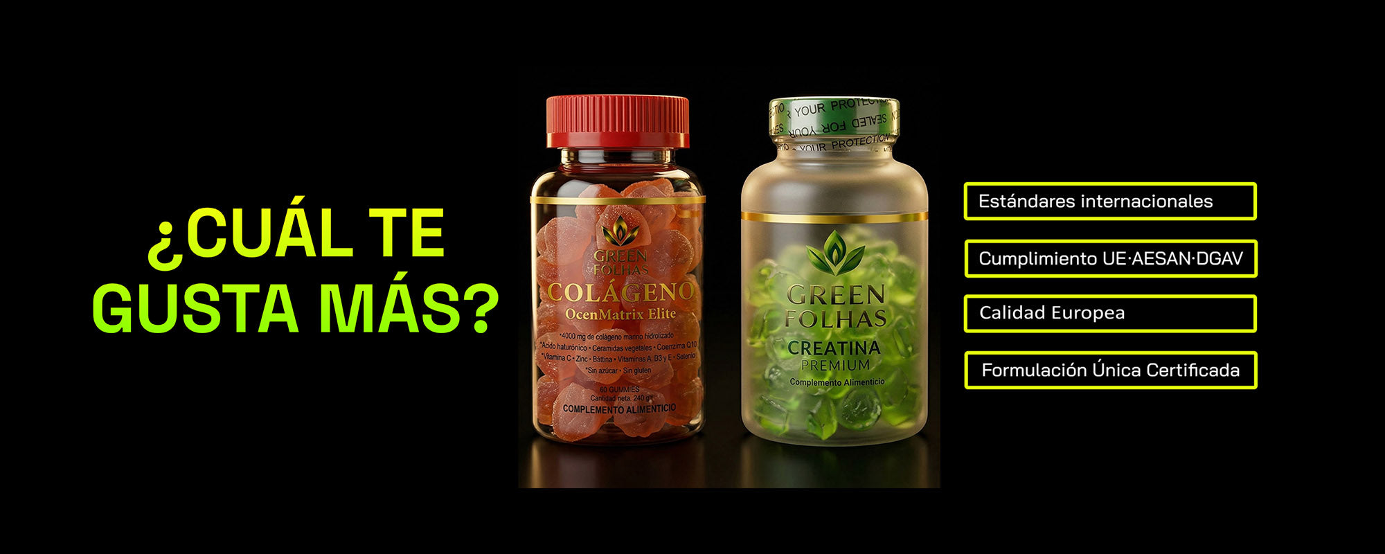 Colageno OcenMatriz + Creatina 7 Elementos de GreenFolhas