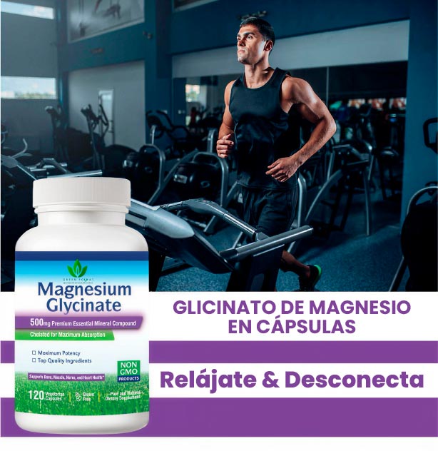 Beneficios de Magnesio Glicinato Green Folhas