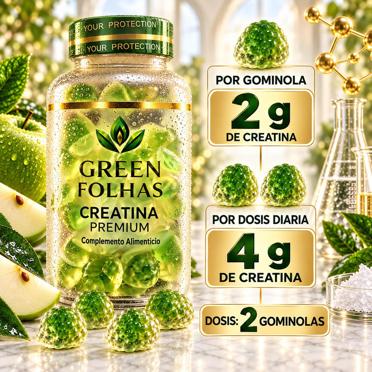 Creatina em gomas