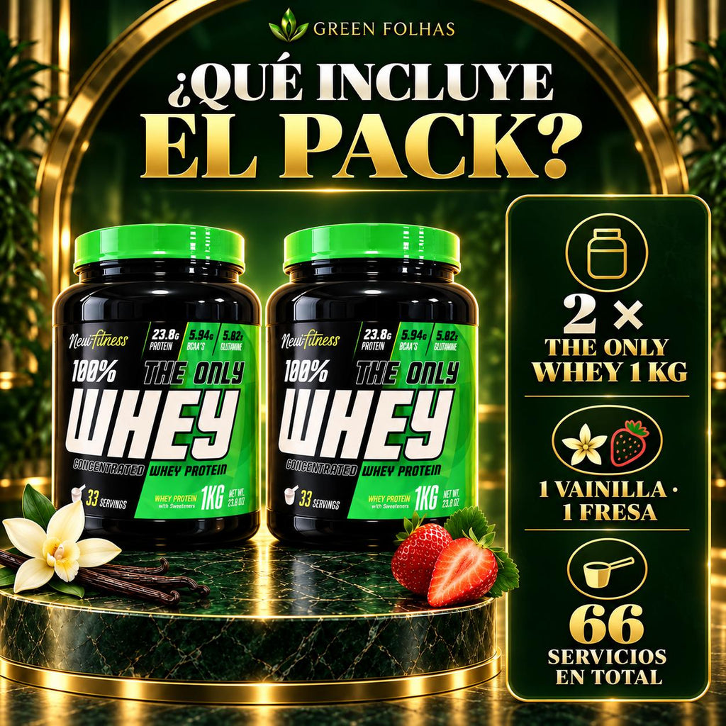 Pack Dúo Whey 1 Kg.
