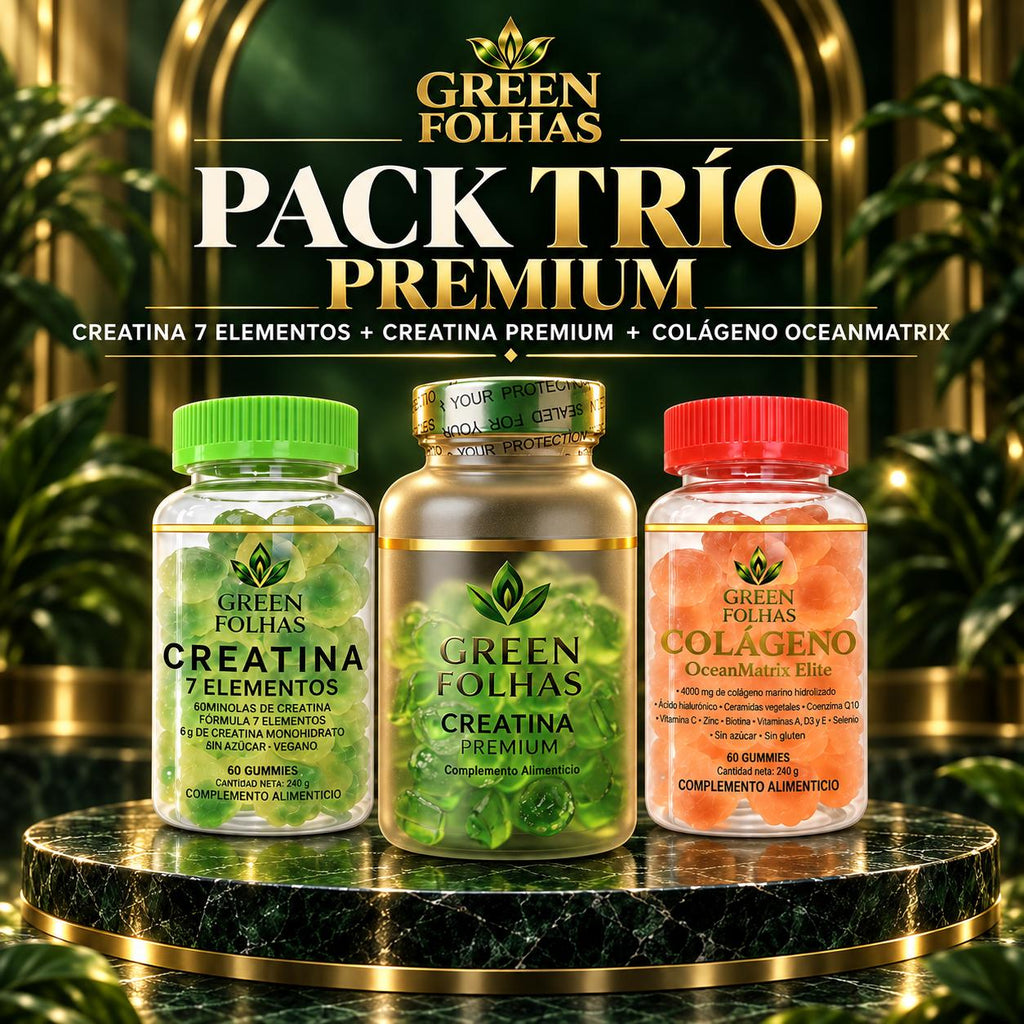 PACK TRÍO Creatina 7 + Colageno + Creatina Premium