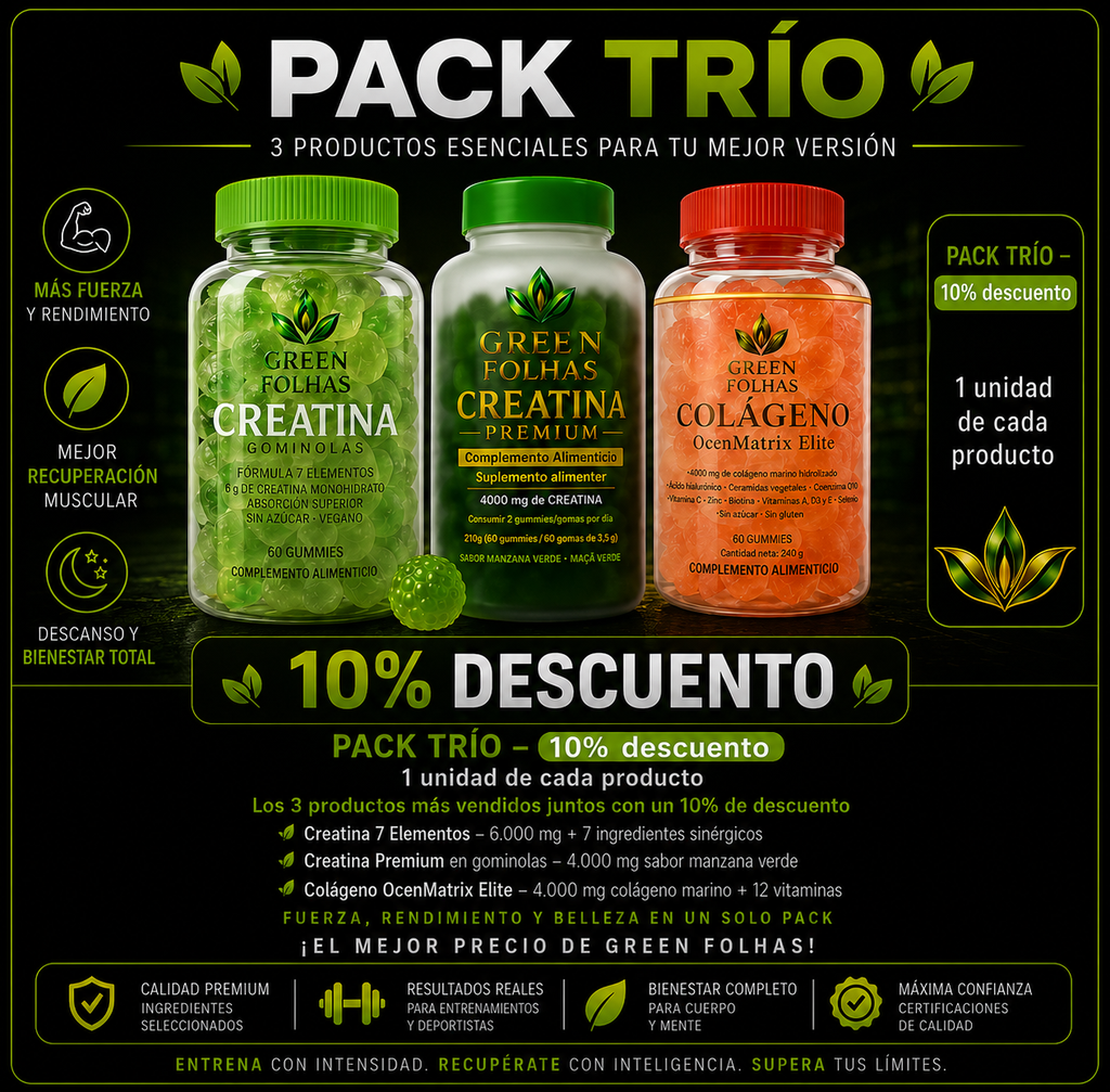 CREATINE TRIO PACK 7 + Collagen + Premium Creatine