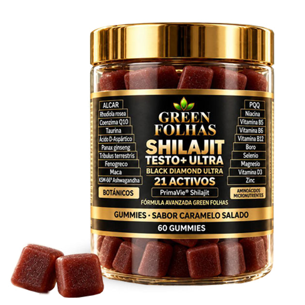 SHILAJIT TESTO+ ULTRA | 21 Activos | 60 Gummies