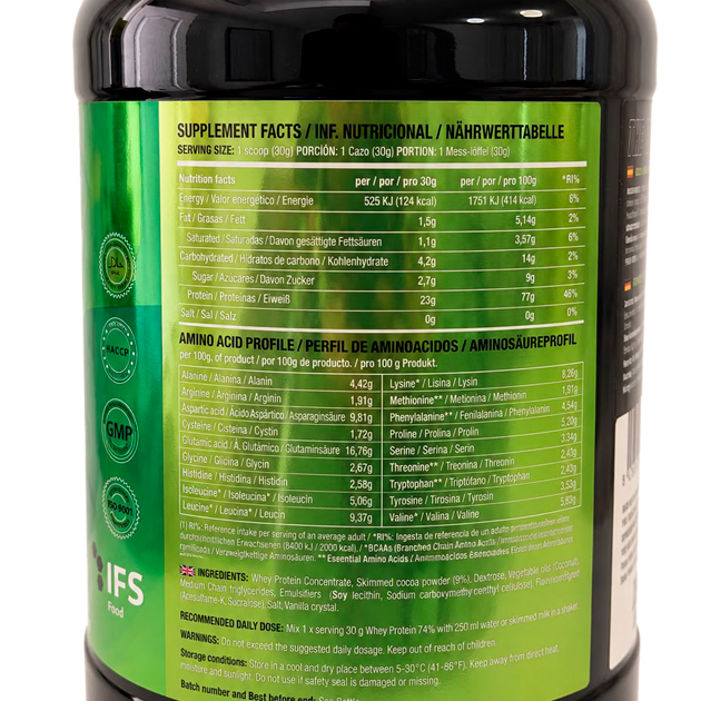 The only Whey 100% VAINILLA