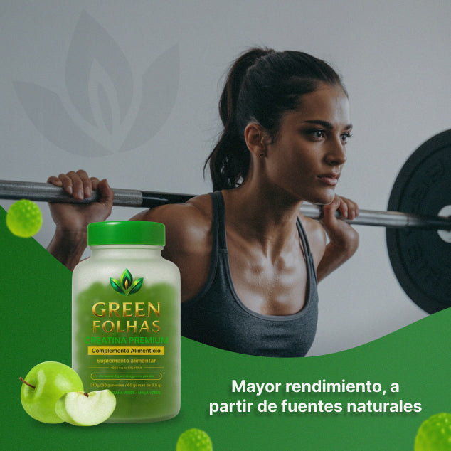 Consejos de Creatina en gominolas Green Folhas