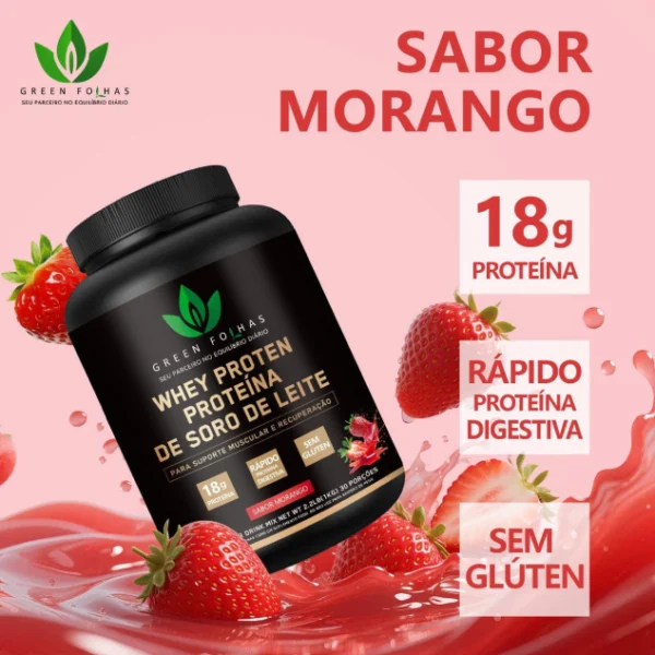 Whey Protein Fresa 1KG - Imagen 4