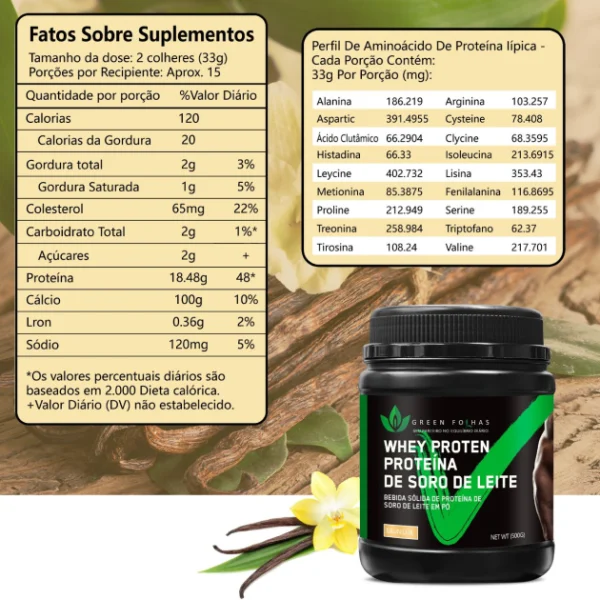Whey Protein Sabor Vainilla - Imagen 3