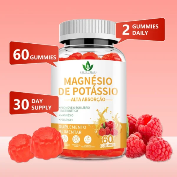 Magnesio de Potassio en goma