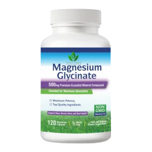 Glicinato de Magnesio 500mg - Mineral Esencial Premium